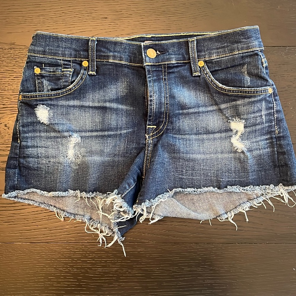 7 For All Mankind Jean Shorts